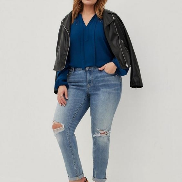 Torrid Challis Beaded Top - Picture 4 of 12